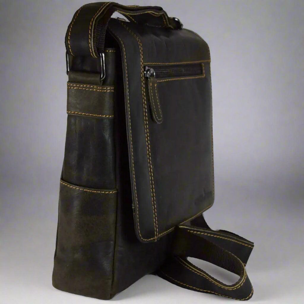Borsa Messenger Mini Henry in Pelle GreenwoodEX-STOCK Canada