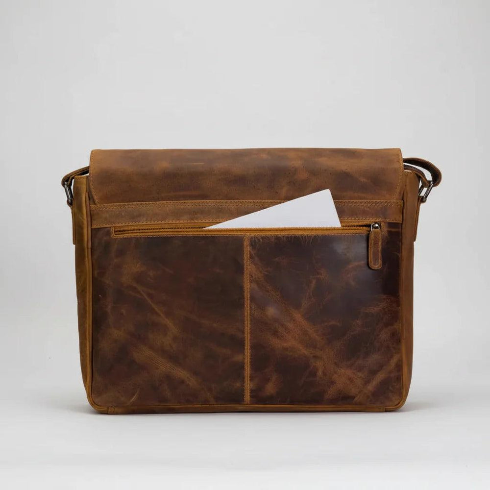 Greenwood Leder Laptoptasche