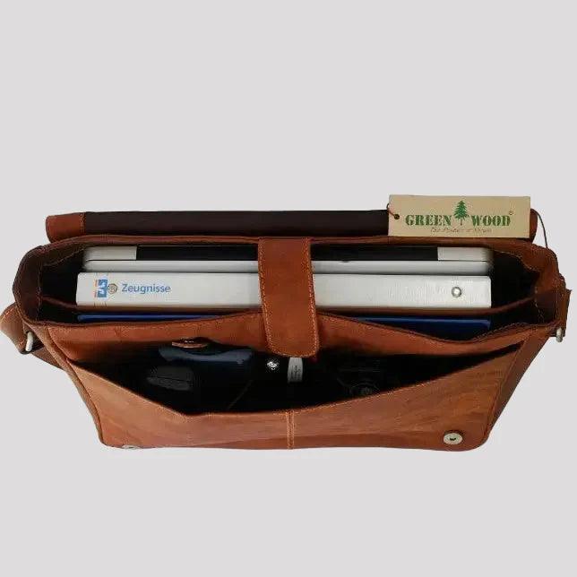 Greenwood Leder Laptoptasche
