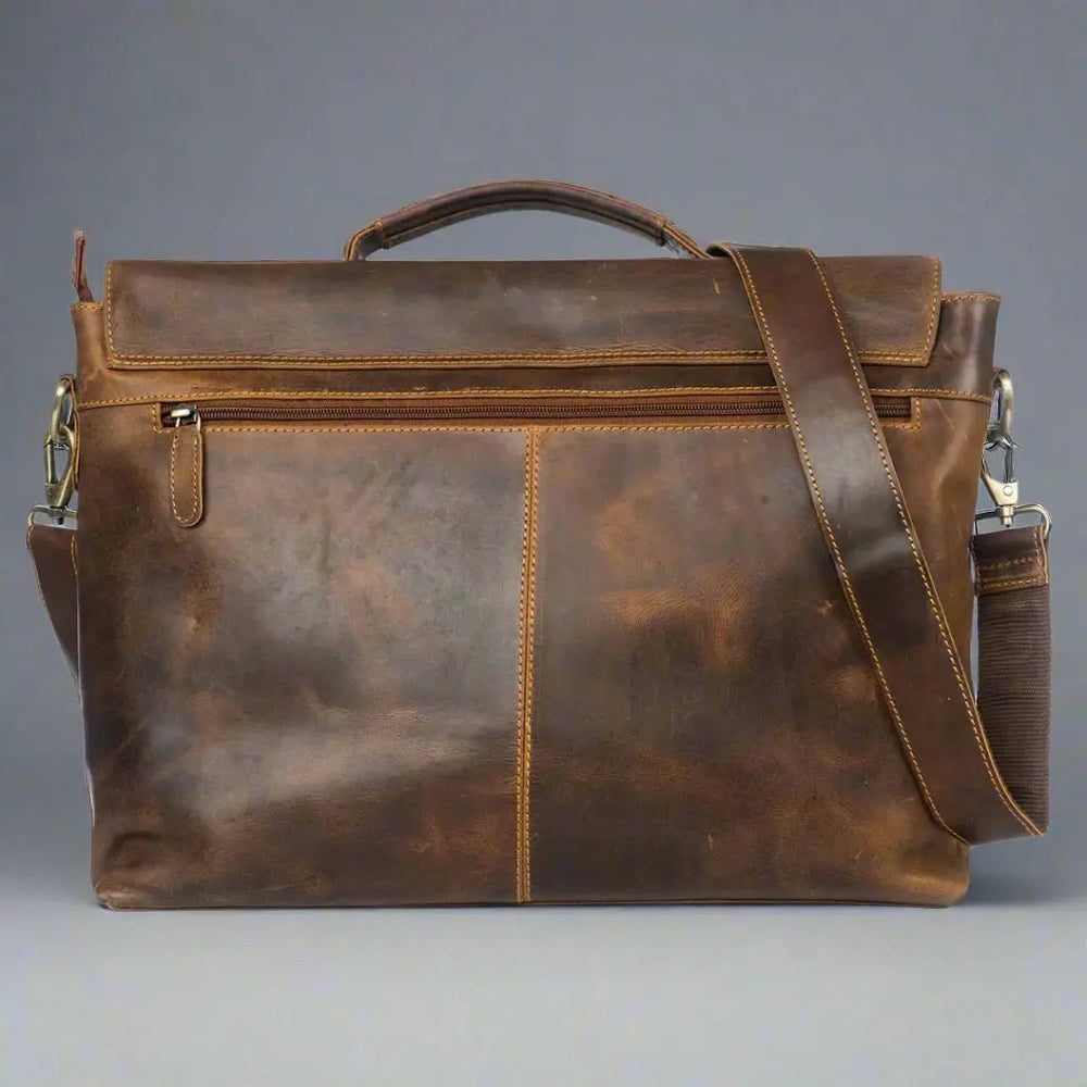 Greenwood Leather Laptop Bag EX-STOCK Canada
