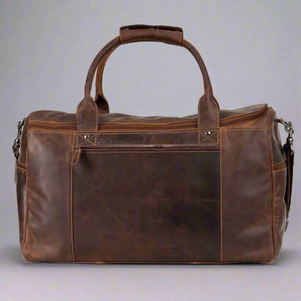 Sac de voyage en cuir Greenwood Leather Regina grandEX-STOCK Canada