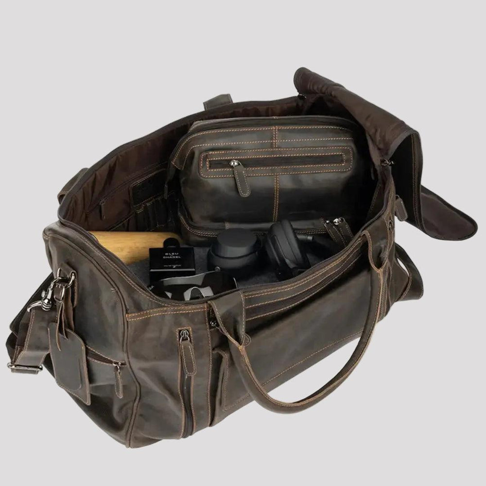 Borsa da viaggio grande a sacco Greenwood Leather Regina