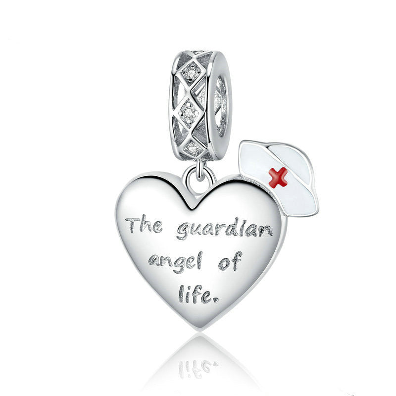 Guardian Angel Pendant Charm Silver 925 Bracelet accessories EX-STOCK Canada