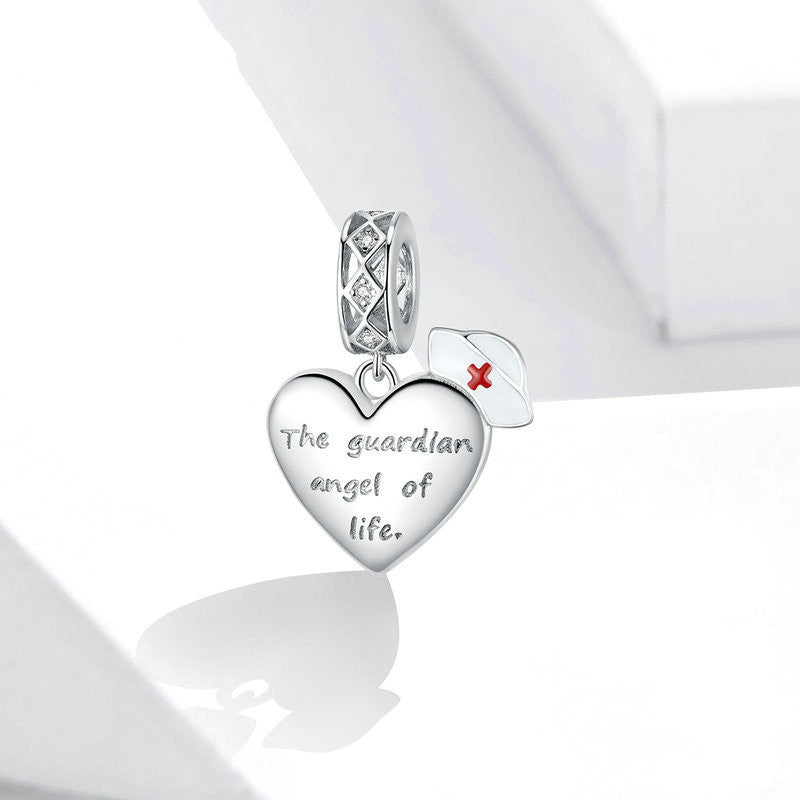 Guardian Angel Pendant Charm Silver 925 Bracelet accessories EX-STOCK Canada