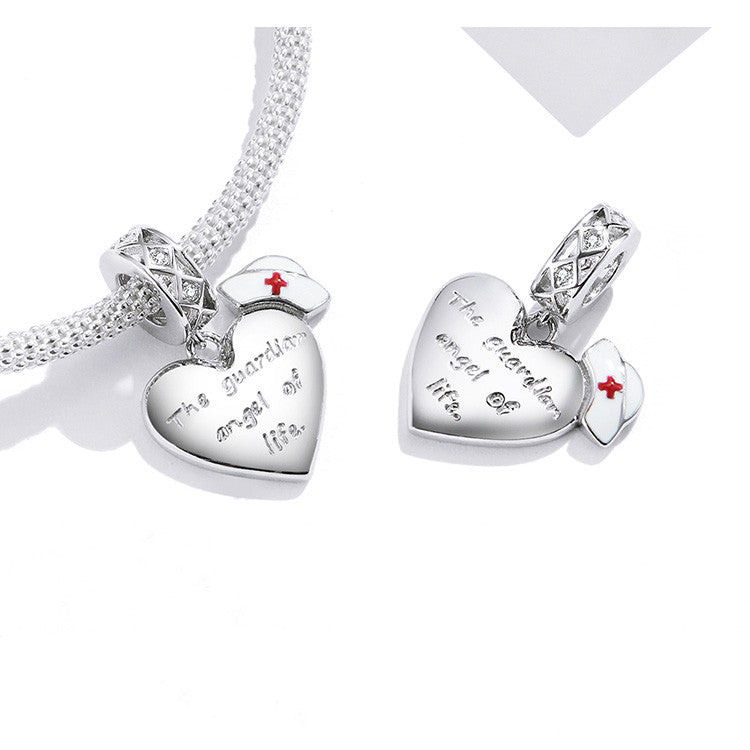 Guardian Angel Pendant Charm Silver 925 Bracelet accessories EX-STOCK Canada