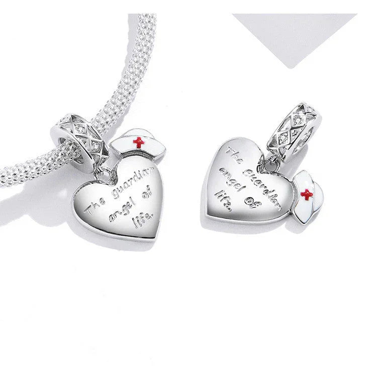 Guardian Angel Pendant Charm Silver 925 Bracelet accessories EX-STOCK Canada