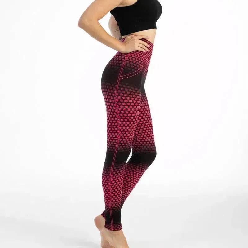 Leggings de sport taille haute à imprimé léopard - EX-STOCK Canada