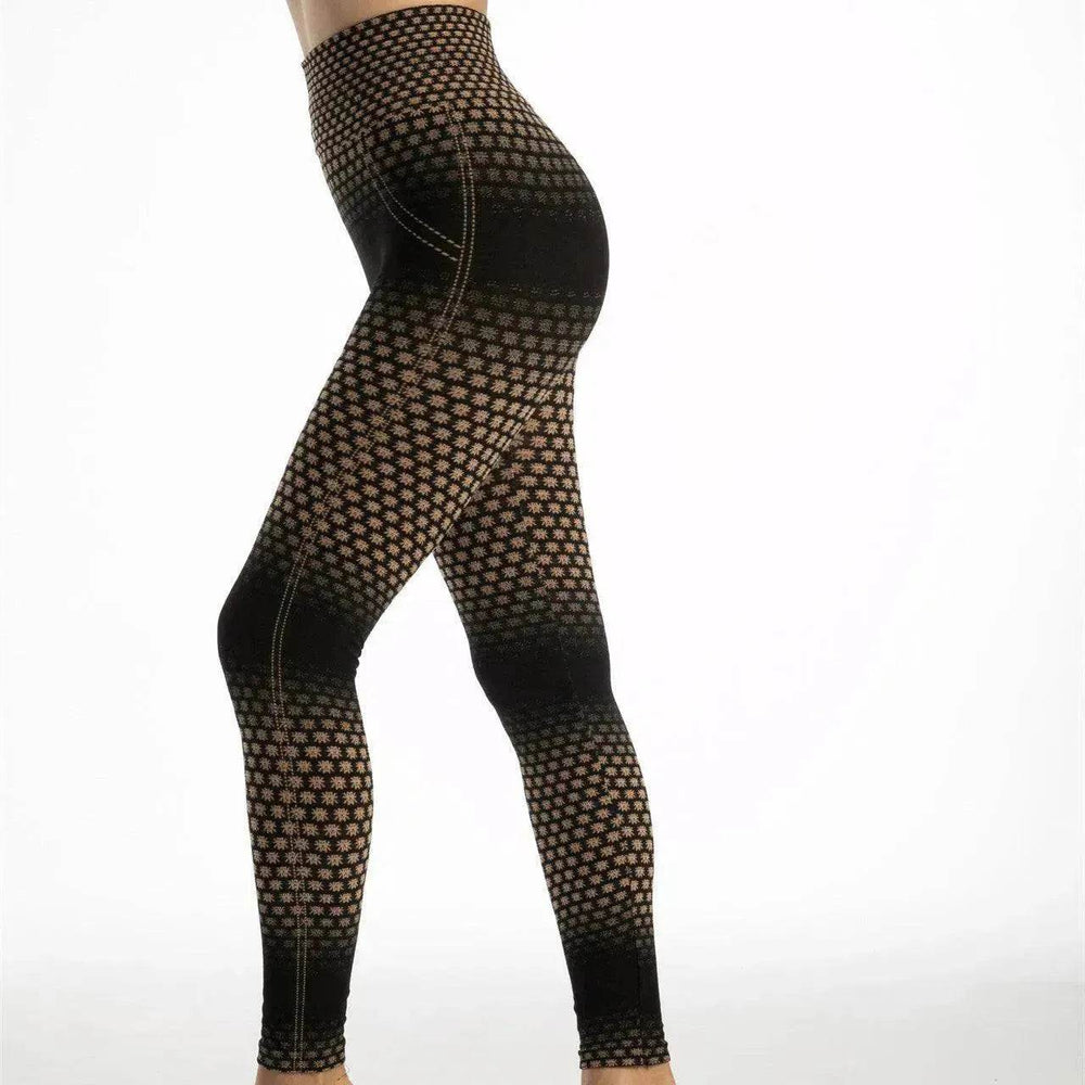 Leggings de sport taille haute à imprimé léopard - EX-STOCK Canada