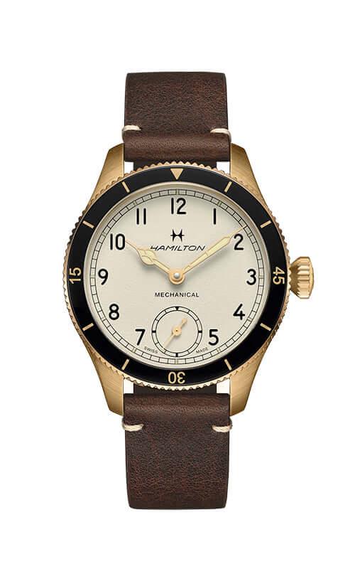 Reloj Hamilton Khaki Aviation Pilot Pioneer Mecánico de Bronce 43 mm H76709510 - EX-STOCK Canada