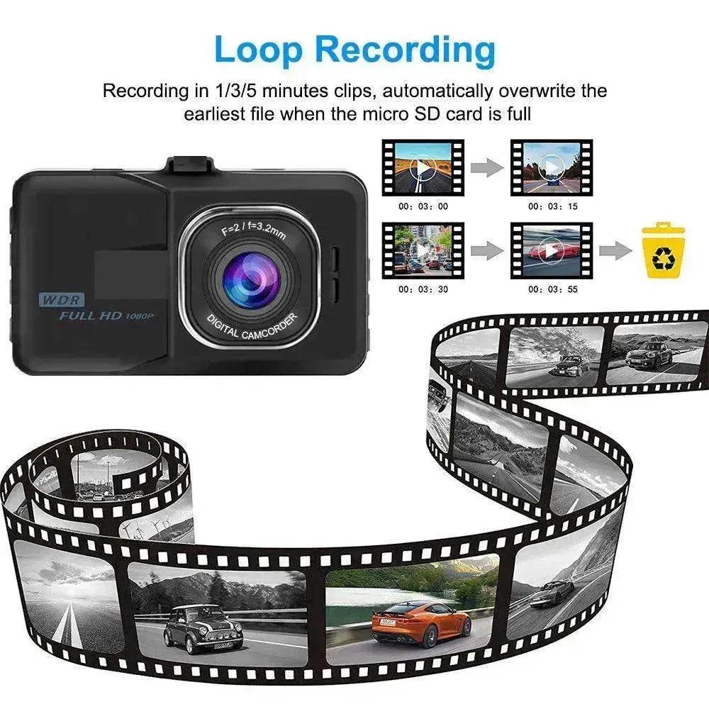 HD Dash Cam Day & Night Vision HDMI Driving Recorder - EX-STOCK Canada