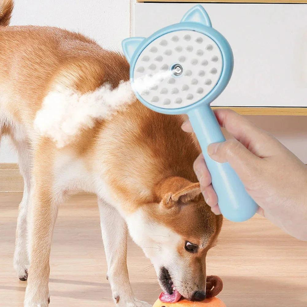 Hair Cleaning Brush With Mist Multifunctional Cat Grooming Brush Rechargeable Self Cleaning Slicker Brush For Pets Dogs & Catsb Pet Products EX-STOCK Canada