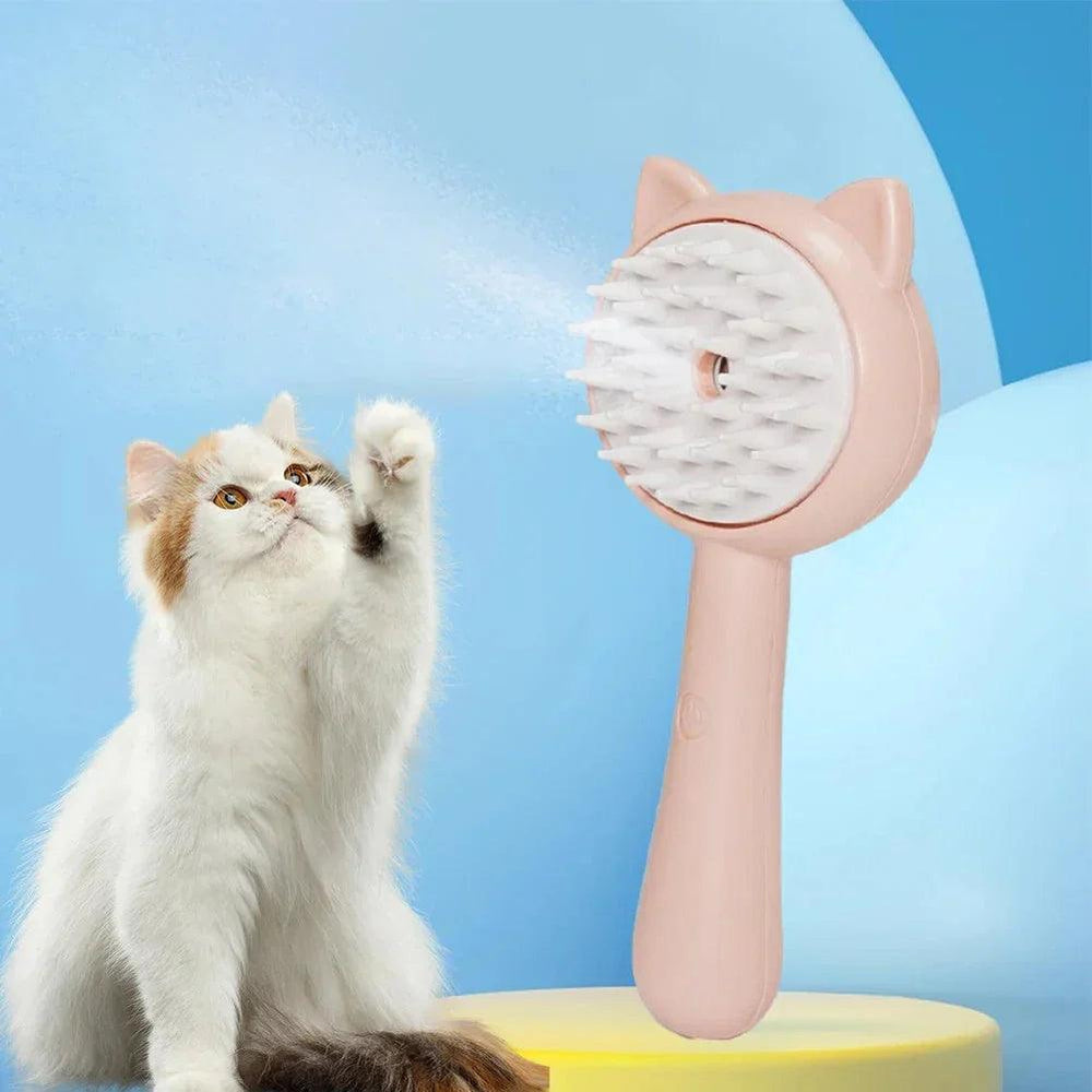 Hair Cleaning Brush With Mist Multifunctional Cat Grooming Brush Rechargeable Self Cleaning Slicker Brush For Pets Dogs & Catsb Pet Products EX-STOCK Canada