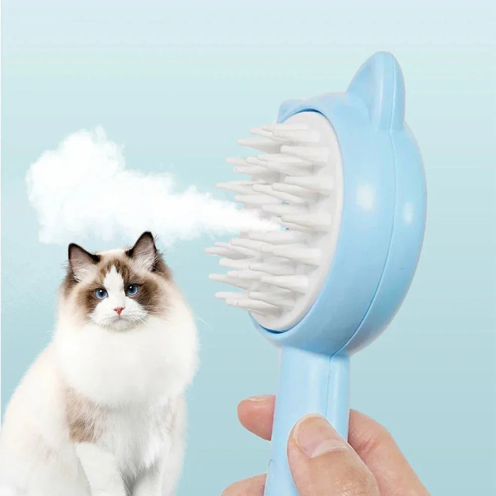 Hair Cleaning Brush With Mist Multifunctional Cat Grooming Brush Rechargeable Self Cleaning Slicker Brush For Pets Dogs & Catsb Pet Products EX-STOCK Canada