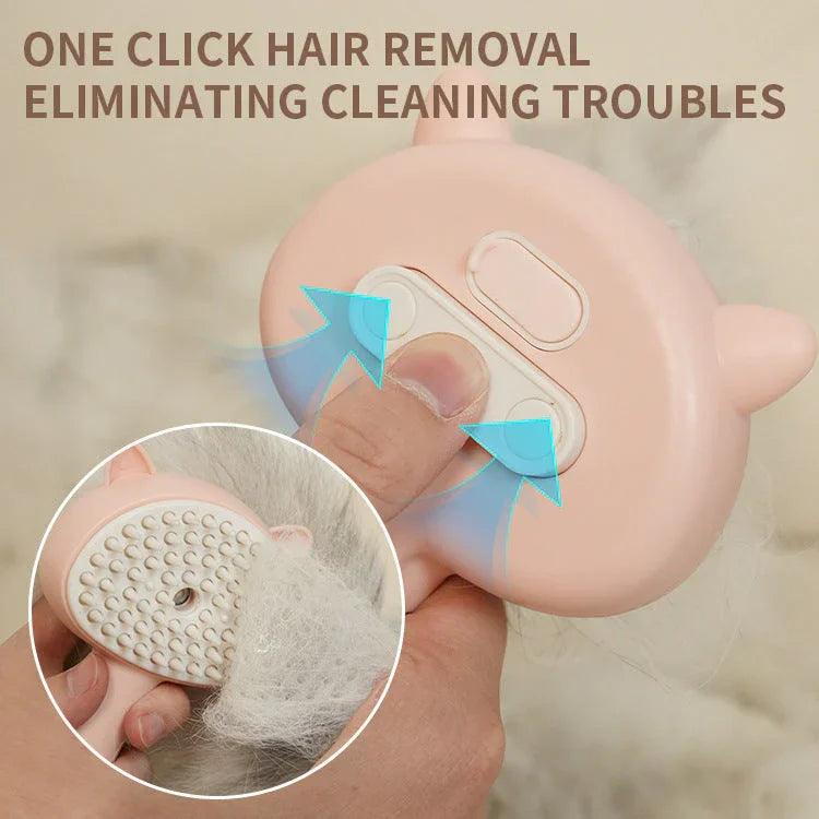 Hair Cleaning Brush With Mist Multifunctional Cat Grooming Brush Rechargeable Self Cleaning Slicker Brush For Pets Dogs & Catsb Pet Products EX-STOCK Canada