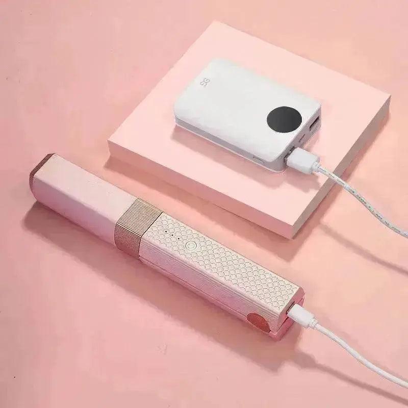 Haarglätter kabellos USB Haarglätter Mini Keramik Lockenstab 3 konstante Temperaturen Tragbares Glätteisen für Reisen - EX-STOCK Canada