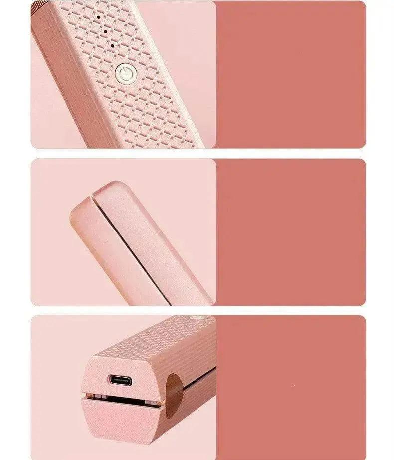 Haarglätter kabellos USB Haarglätter Mini Keramik Lockenstab 3 konstante Temperaturen Tragbares Glätteisen für Reisen - EX-STOCK Canada