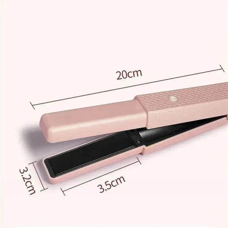 Haarglätter kabellos USB Haarglätter Mini Keramik Lockenstab 3 konstante Temperaturen Tragbares Glätteisen für Reisen - EX-STOCK Canada