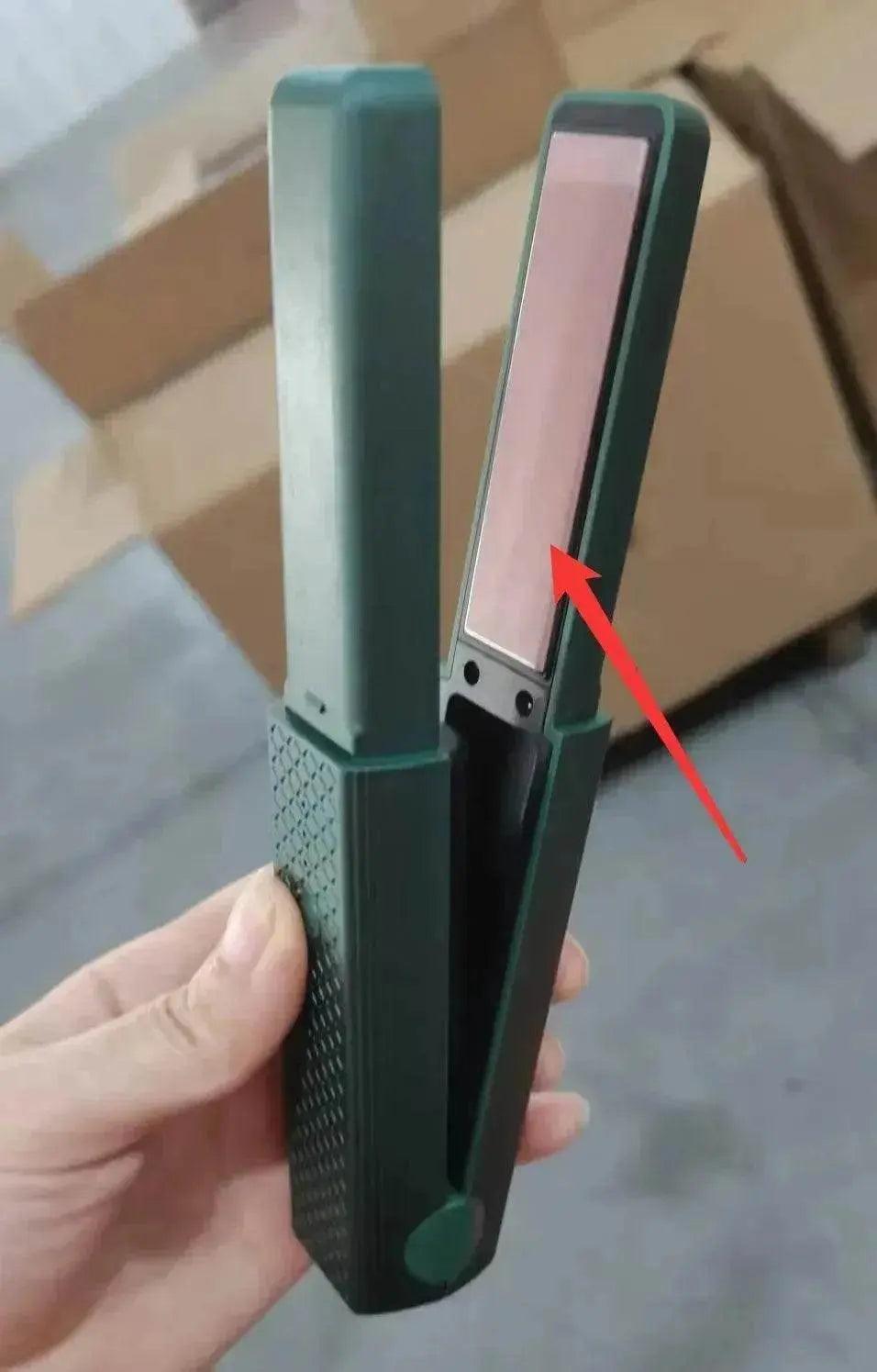 Haarglätter kabellos USB Haarglätter Mini Keramik Lockenstab 3 konstante Temperaturen Tragbares Glätteisen für Reisen - EX-STOCK Canada