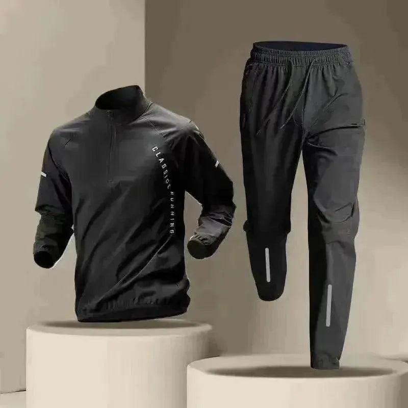 Half Zipper Sportswear Men's Long-sleeved Quick-drying Clothes - EX-STOCK Canada