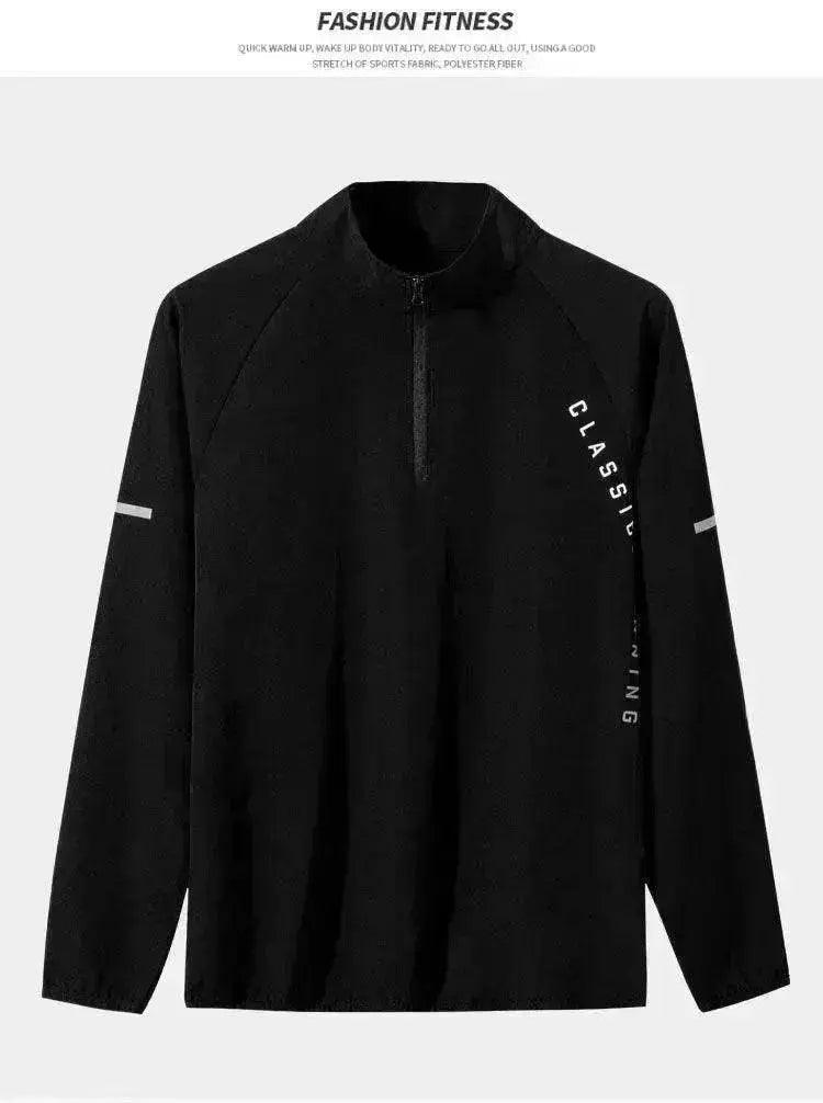 Half Zipper Sportswear Men's Long-sleeved Quick-drying Clothes - EX-STOCK Canada