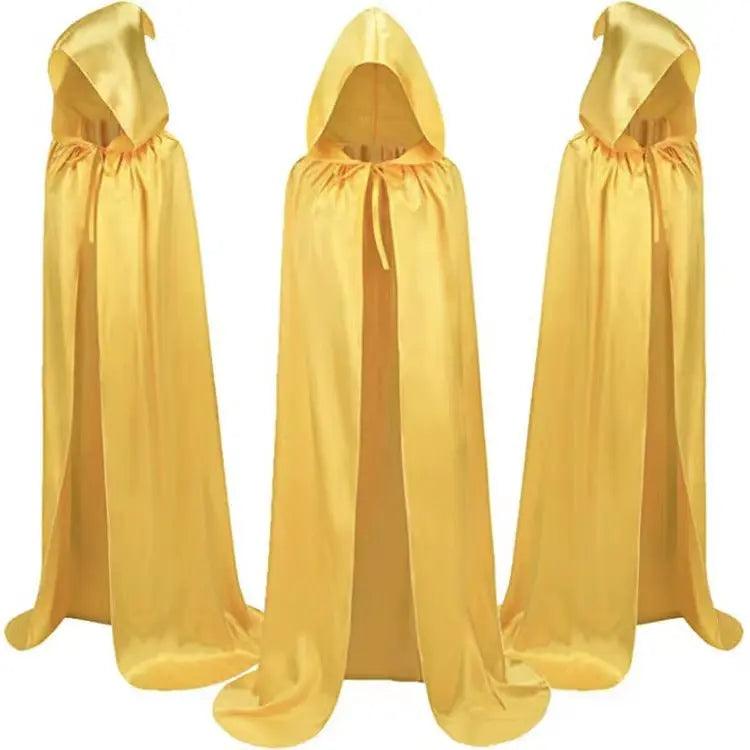 Halloween Cloak Costumes Wizard Cloak For Children Hooded Capes Mantle Black Party Decoration - EX-STOCK Canada