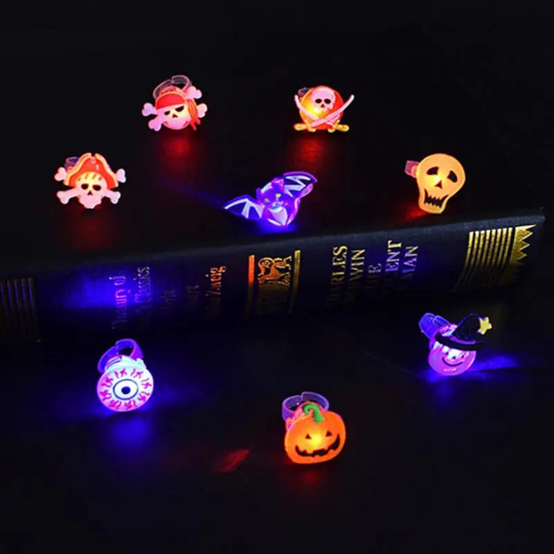 Halloween Decorations Halloween Glowing Brooch Ring - EX-STOCK Canada