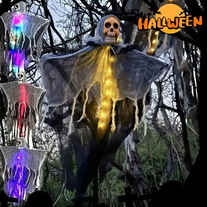 Halloween Dekorationen Horror Hängender Geist Schädel Skelett Requisite Perfekt für Zuhause Außenbereich Garten Partyzubehör Festival Dekorationen - EX-STOCK Canada