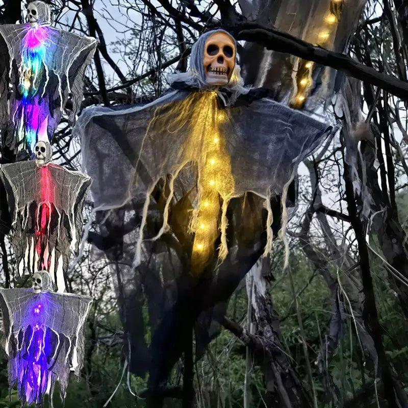Halloween Decorations Horror Hanging Ghost Skull Skeleton Prop Perfect For Home Outdoor Yard Party Supplies Festival Decorations - EX-STOCK Canada