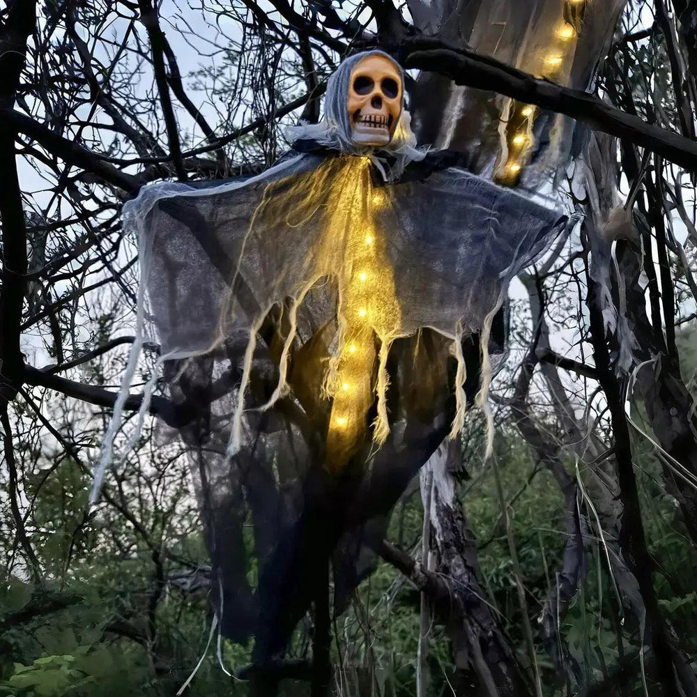 Halloween Decorations Horror Hanging Ghost Skull Skeleton Prop Perfect For Home Outdoor Yard Party Supplies Festival Decorations - EX-STOCK Canada