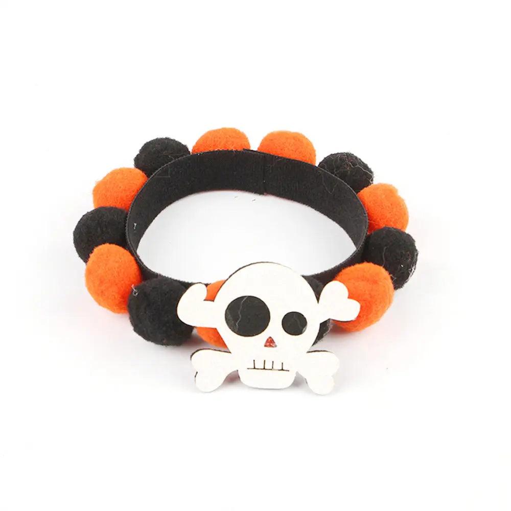 Accessoires pour animaux de compagnie Halloween Collier Boule de Poils Citrouille - EX-STOCK Canada