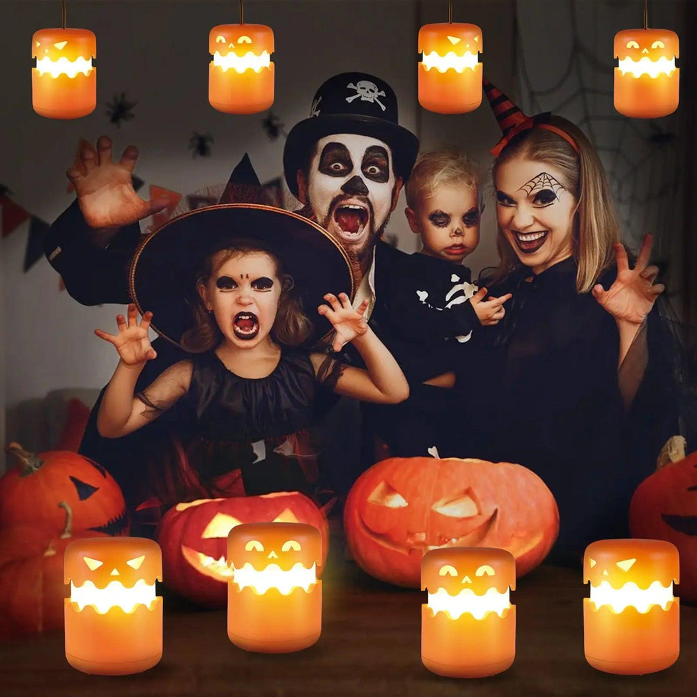 Halloween Pumpkin Lamp Foldable Portable Small Night Lamp - EX-STOCK Canada