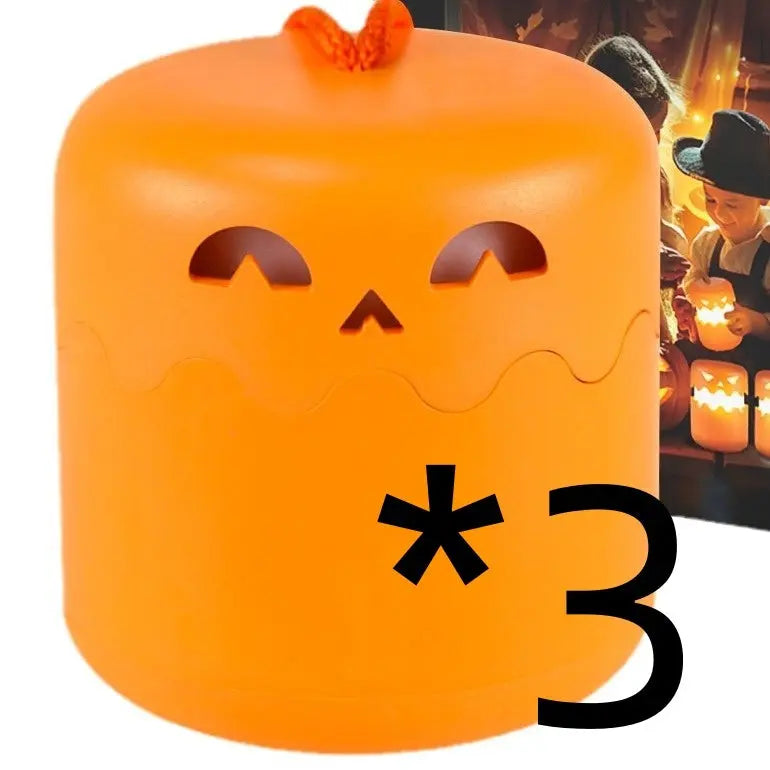 Halloween Pumpkin Lamp Foldable Portable Small Night Lamp - EX-STOCK Canada