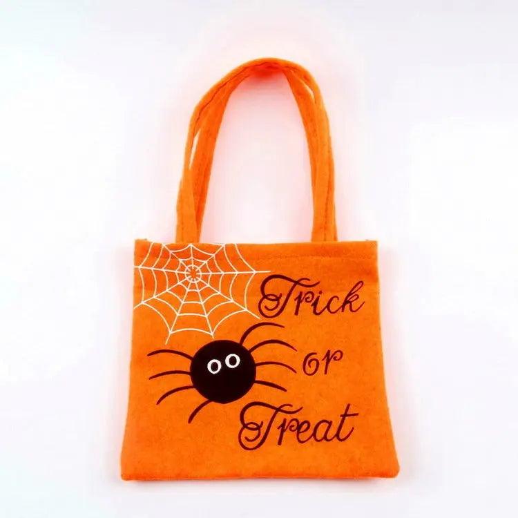 Halloween Spider Pumpkin Print Shoulder Bag Children's Candy Gift Bags Small Handbags Women - EX-STOCK Canada