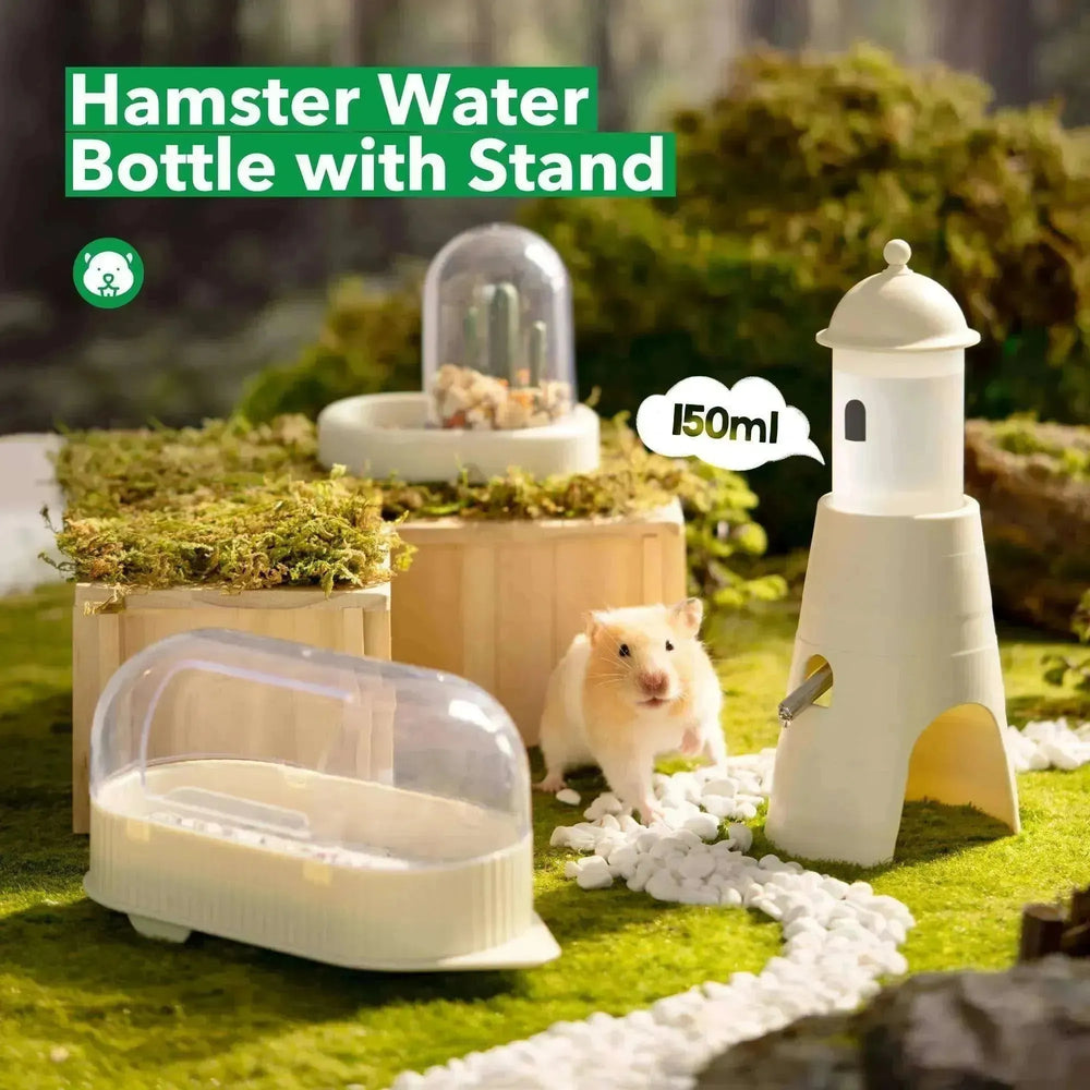 Botella de Agua para Hámster + Soporte y Escondite: 150ml - EX-STOCK CANADA