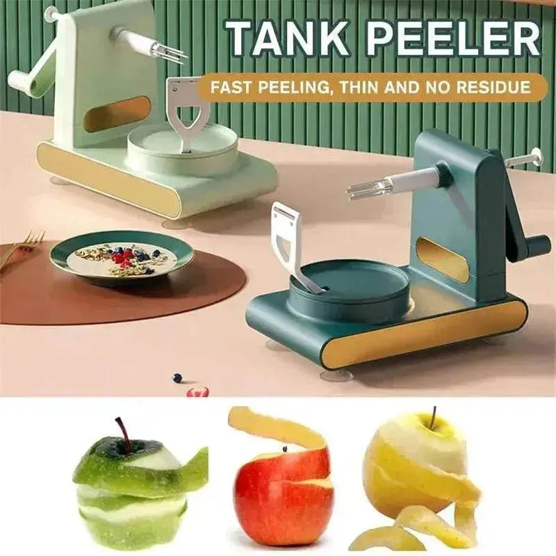 Hand Cranked Multifunctional Peeler Machine & Cutter & Slicer Tool - EX-STOCK Canada