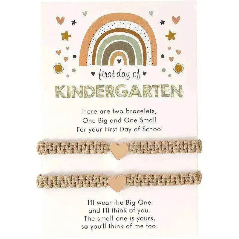 Hand Weaving Golden Love Bracelet - EX-STOCK Canada