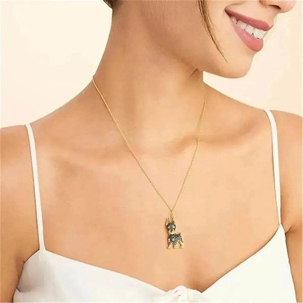 Handsome Doberman Pinscher Pendant Necklace Exquisite - EX-STOCK Canada