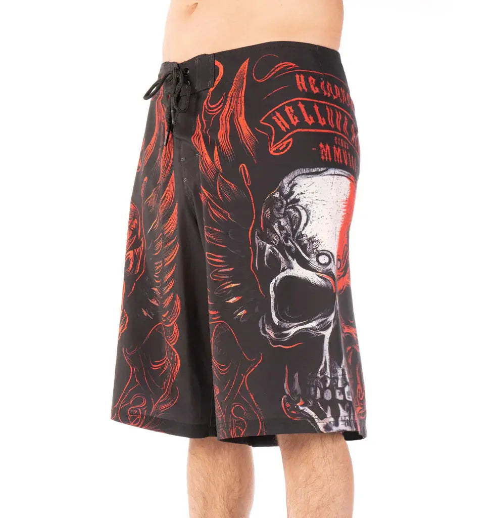 Headrush Men's Hell Wings Board Shorts EX-STOCK Canada