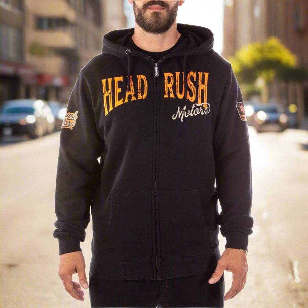 Felpa con cappuccio con zip da uomo The Mechanic di HeadrushEX-STOCK Canada