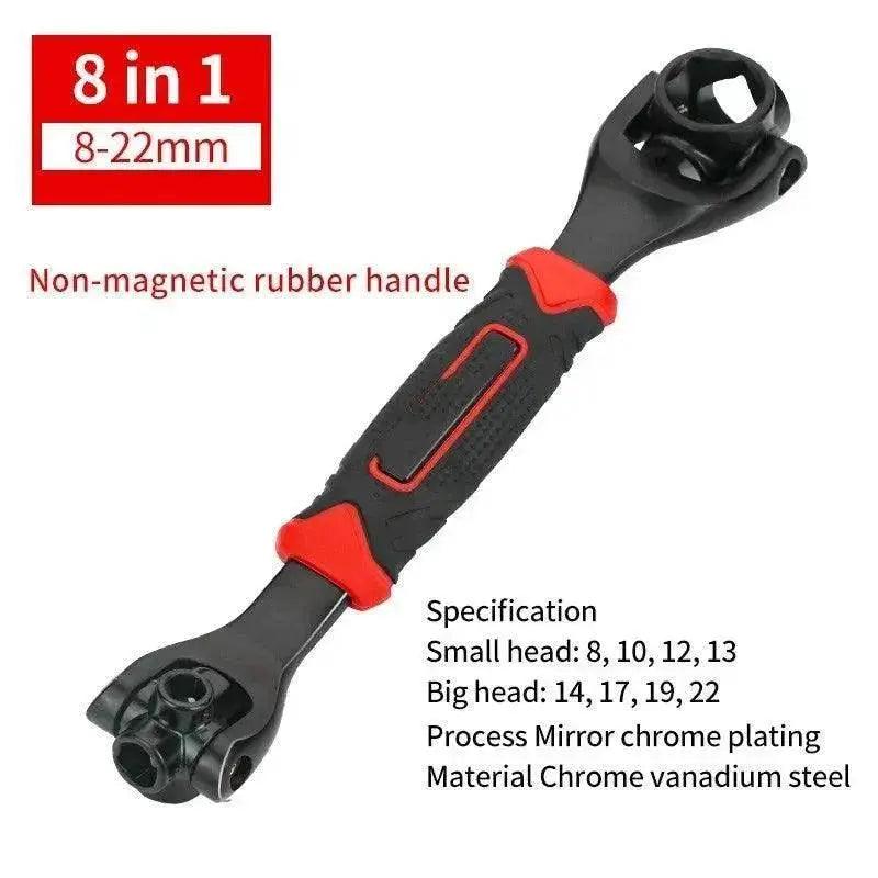 Heavy Duty 8-in-1 Multifunctional Chromium Vanadium Steel Socket Wrench Set - EX-STOCK Canada