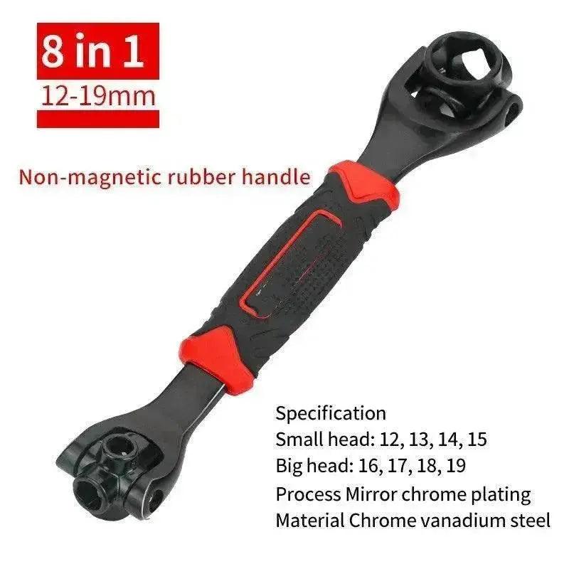 Heavy Duty 8-in-1 Multifunctional Chromium Vanadium Steel Socket Wrench Set - EX-STOCK Canada