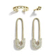 High quality alloy pin rhinestone stud earrings - EX-STOCK Canada