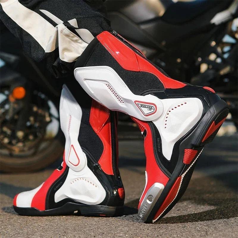 Scarpe e stivali da moto protettivi alti tuttofare Antiscivolo e resistenti all'usuraEX-STOCK Canada
