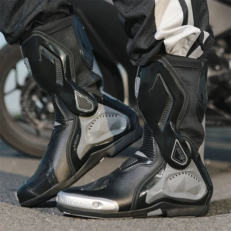High-top All-round Protective Riding Shoes And Boots Non-slip Wear-resistant EX-STOCK Canada