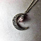 Hollow crescent Moon Luminous Pumpkin Necklace - EX-STOCK Canada