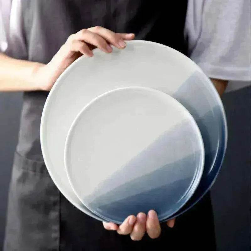 Home Creative Gradient Nordic Ceramic Plate Set - EX-STOCK Canada