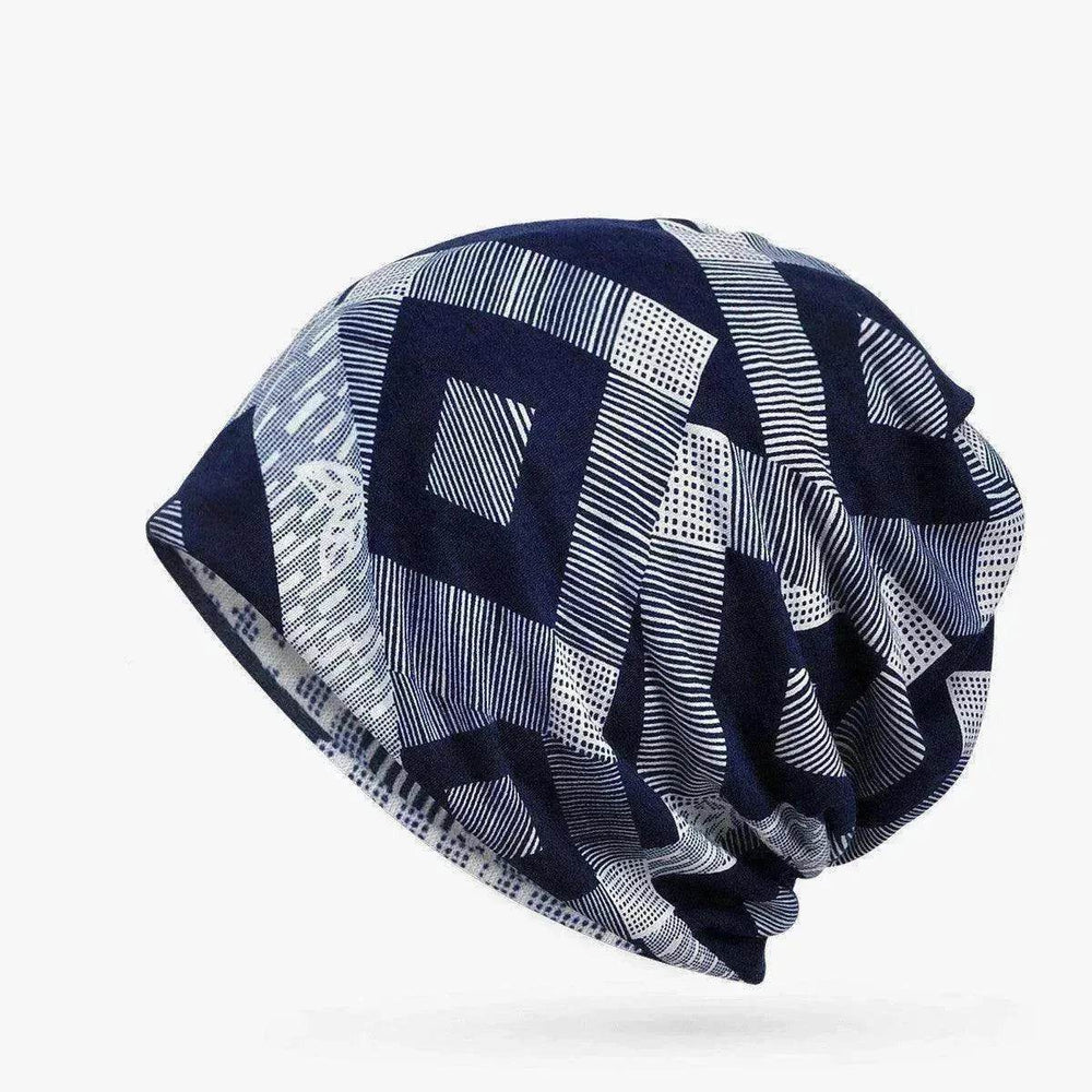 Hooded Cap And Bib Dual-use Men And Women Geometric Baotou Piled Hats - EX-STOCK Canada