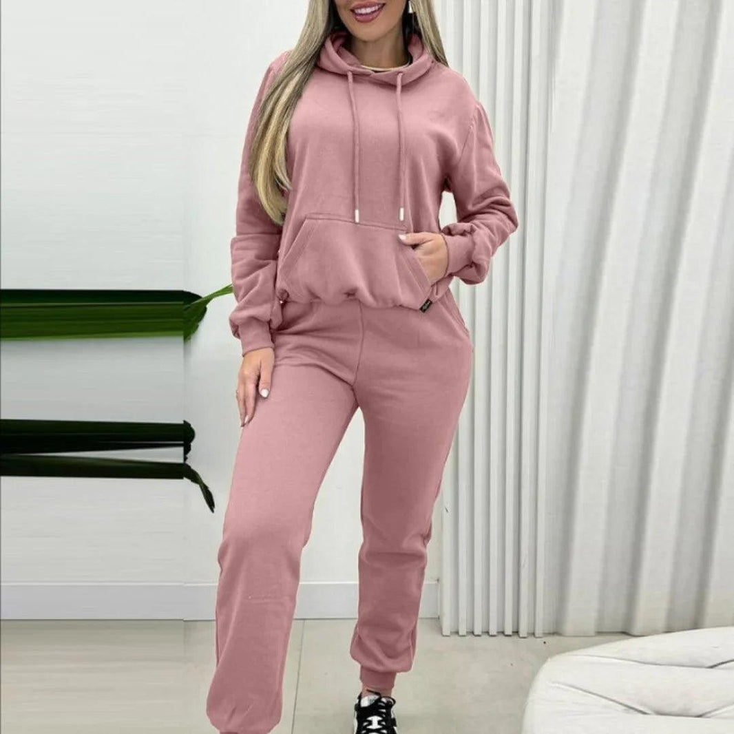 Conjunto deportivo de mujer con capucha, suéter de modaEX-STOCK Canada