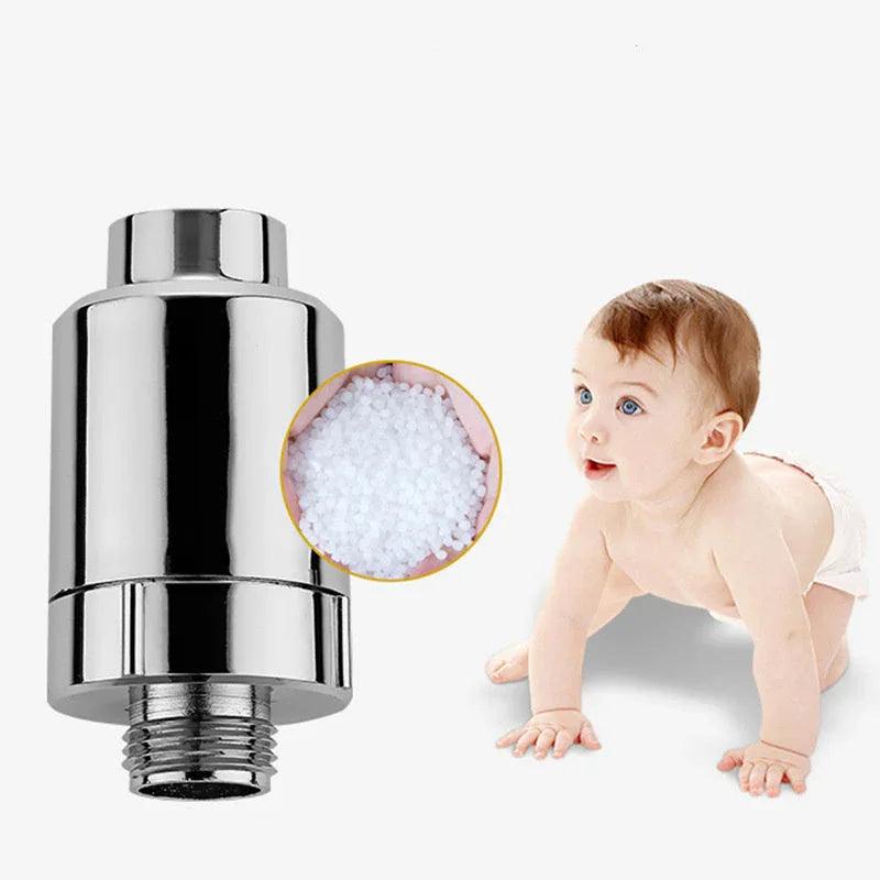 Household Silver Water Heater Shower Filter EX-STOCK Canada
