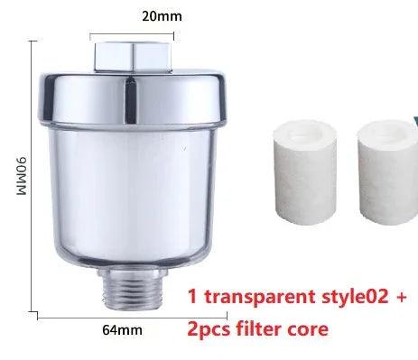 Household Silver Water Heater Shower Filter EX-STOCK Canada